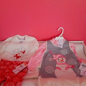 Girls dress, shirt, pants and jacket